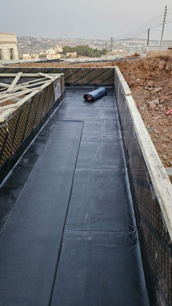 Foundation and concrete upstands insulation works by Precision Construction