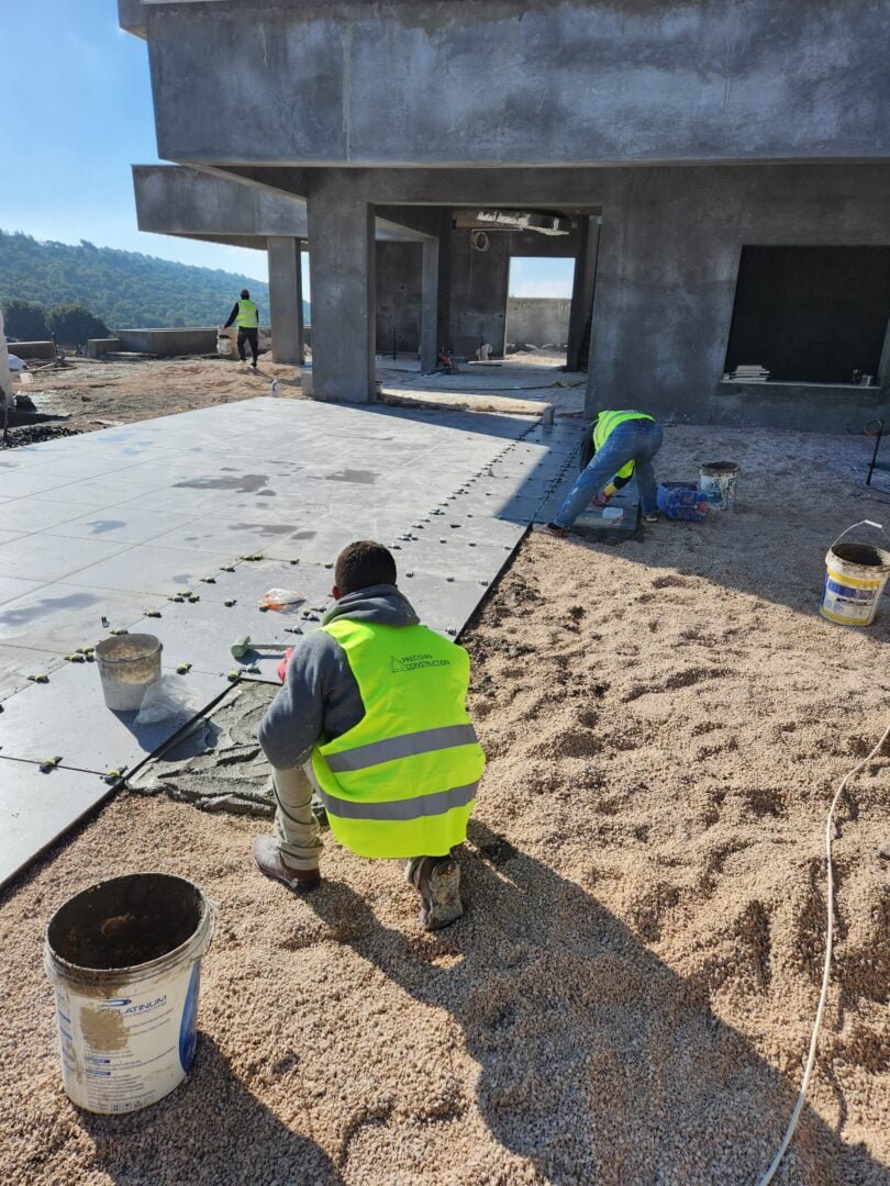 Tiling Works by Precision Construction