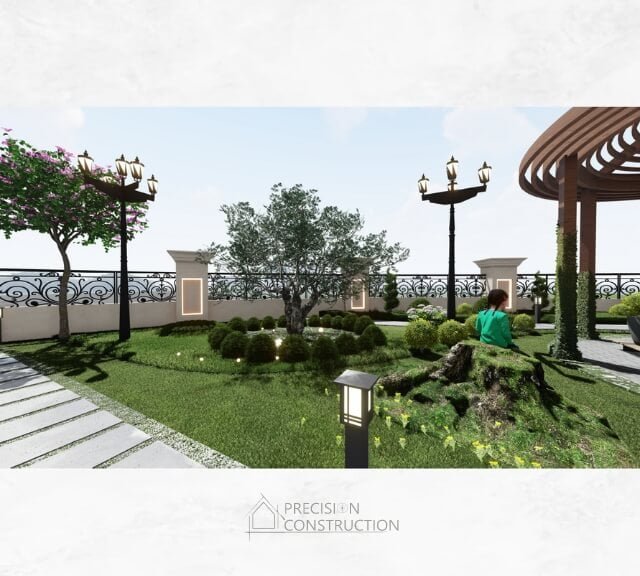 Landscape Design by Precision Construction 