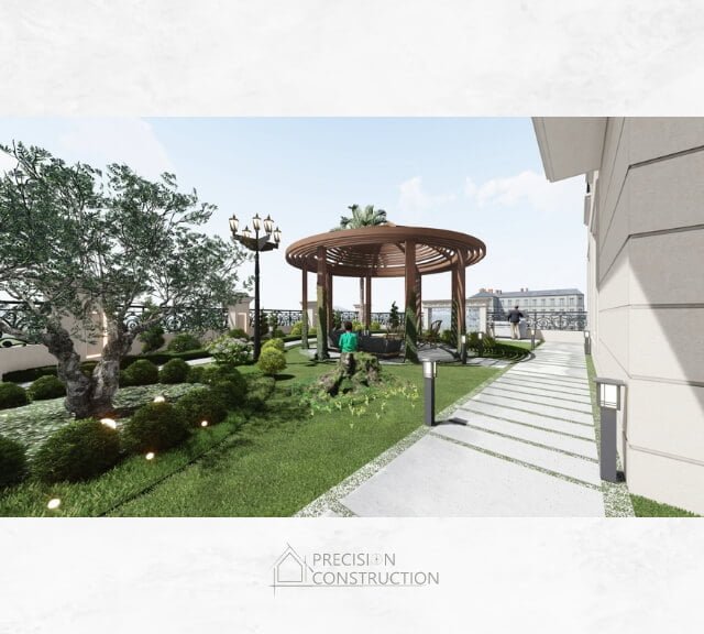 Landscape Design by Precision Construction 